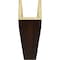 Ekena Millwork 3-Sided (U-beam) Riverwood Endurathane Faux Wood Ceiling Beam, Premium Mahogany, 8"W x 10"H  x 10'L BMRW3C0080X100X120ZM - alternate 3